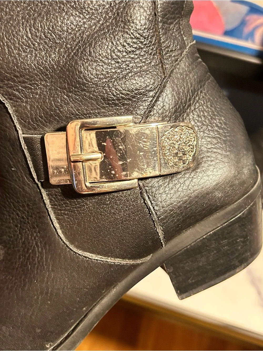 Vince Camuto Bocca Leather Zip Up boots